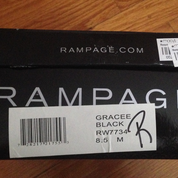 Rampage black suede Gracee size 8.5 - Picture 2 of 4